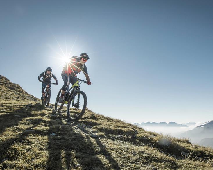 Andare con la mountainbike